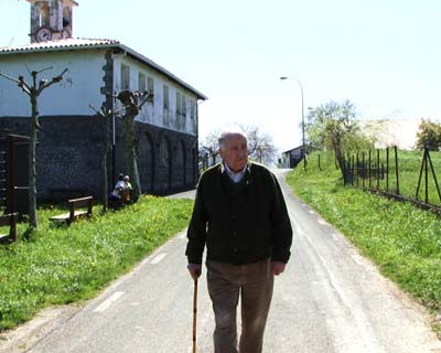 Juan Garmendia en Urkizu